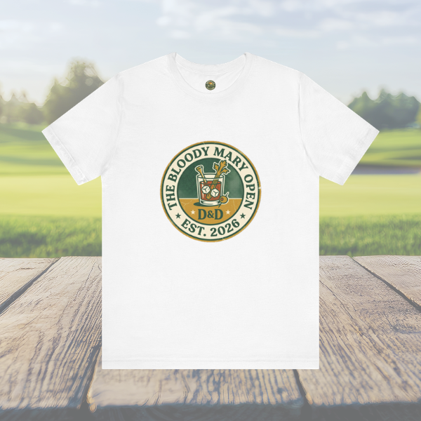The Bloody Mary Open Tee — Vintage Morning Round Badge