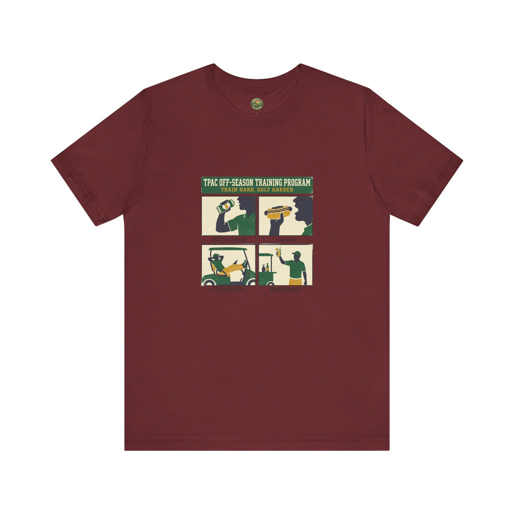 TPAC Off-Season Training tee - Vintage 4-Panel Workout Poster