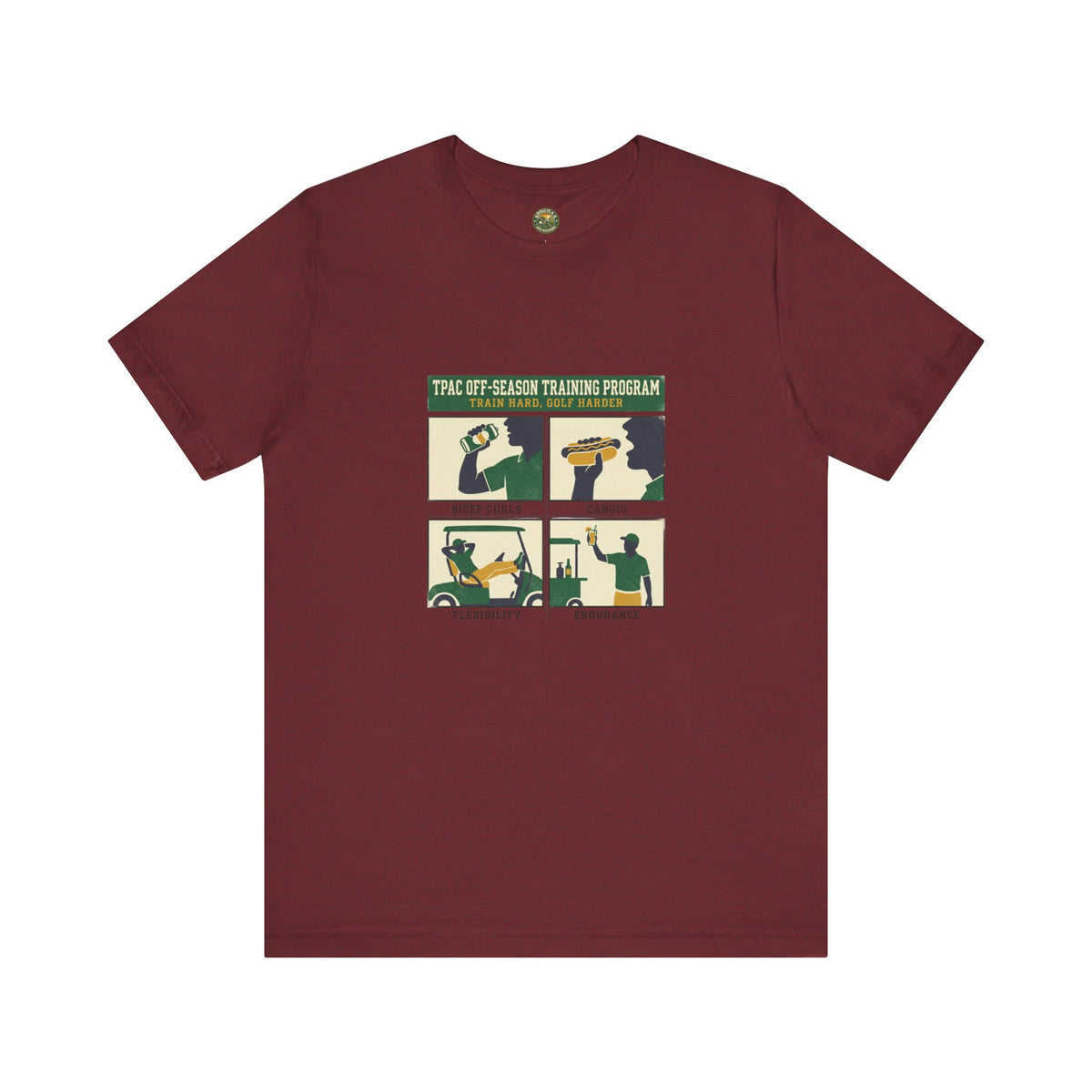 TPAC Off-Season Training tee - Vintage 4-Panel Workout Poster