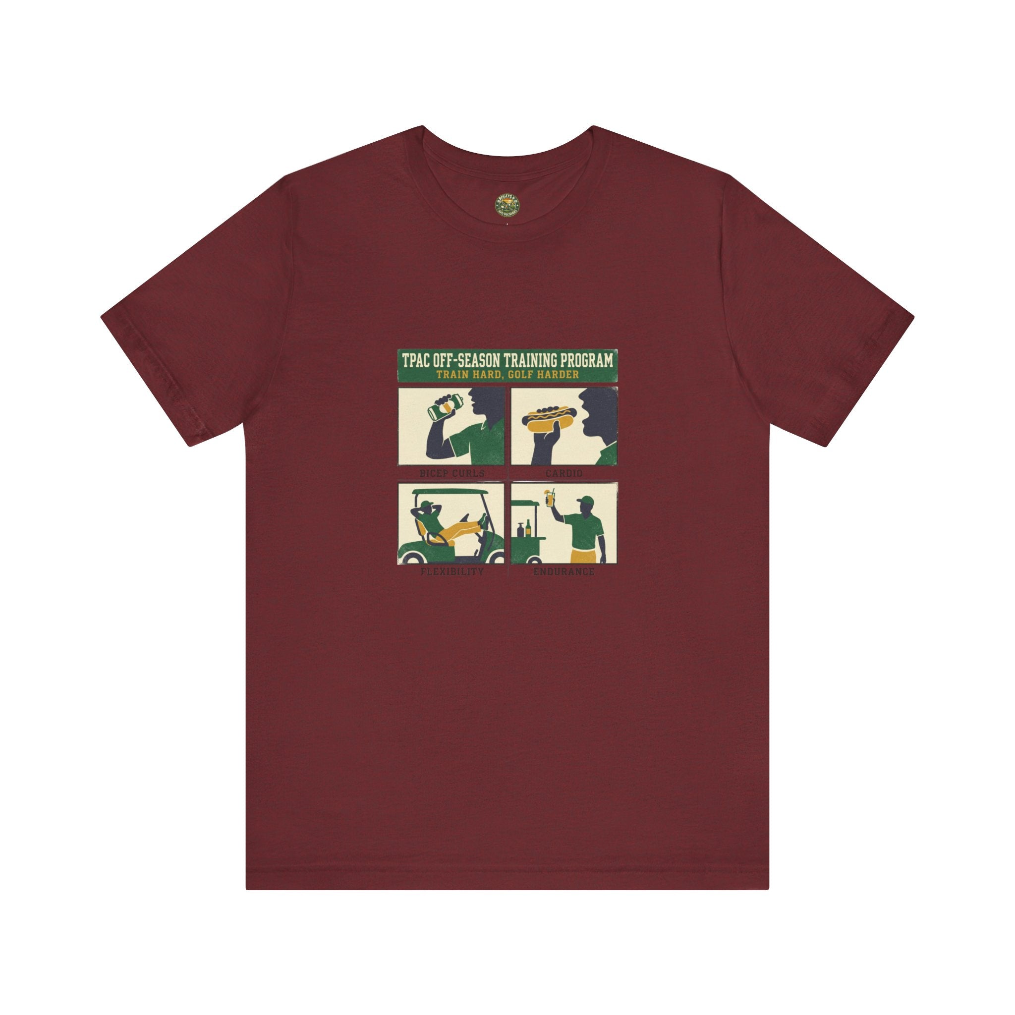 TPAC Off-Season Training tee - Vintage 4-Panel Workout Poster