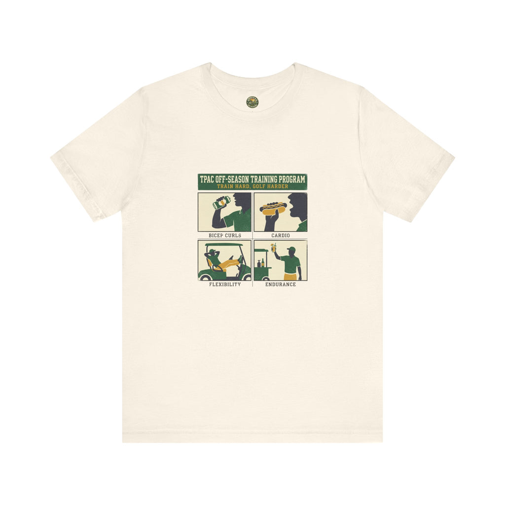 TPAC Off-Season Training tee - Vintage 4-Panel Workout Poster