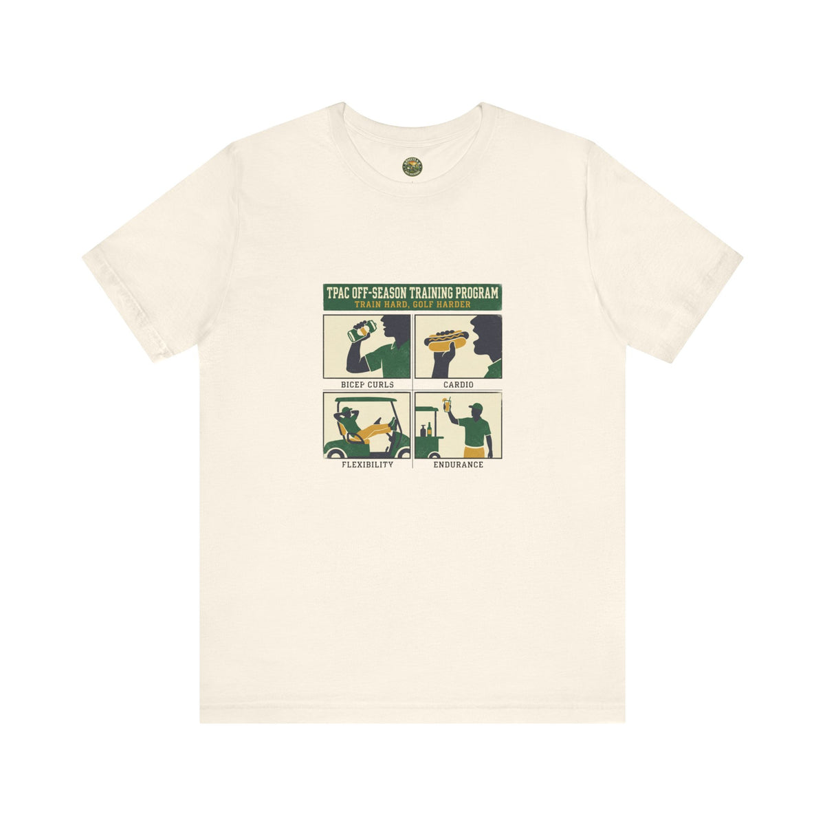 TPAC Off-Season Training tee - Vintage 4-Panel Workout Poster