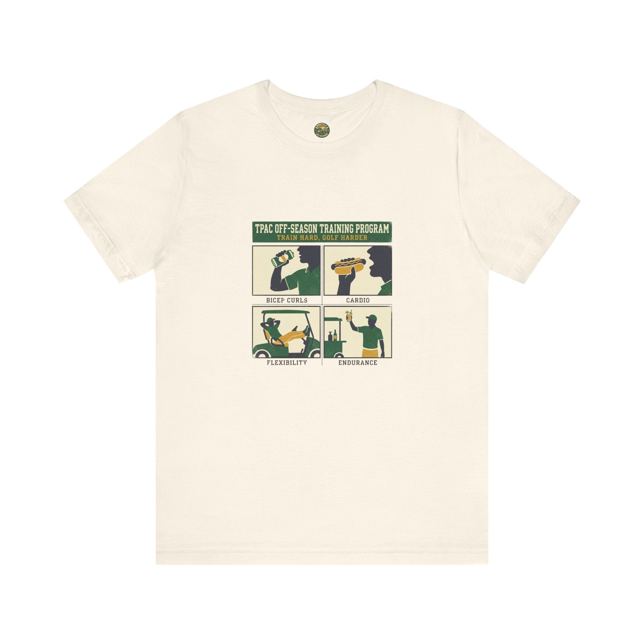 TPAC Off-Season Training tee - Vintage 4-Panel Workout Poster