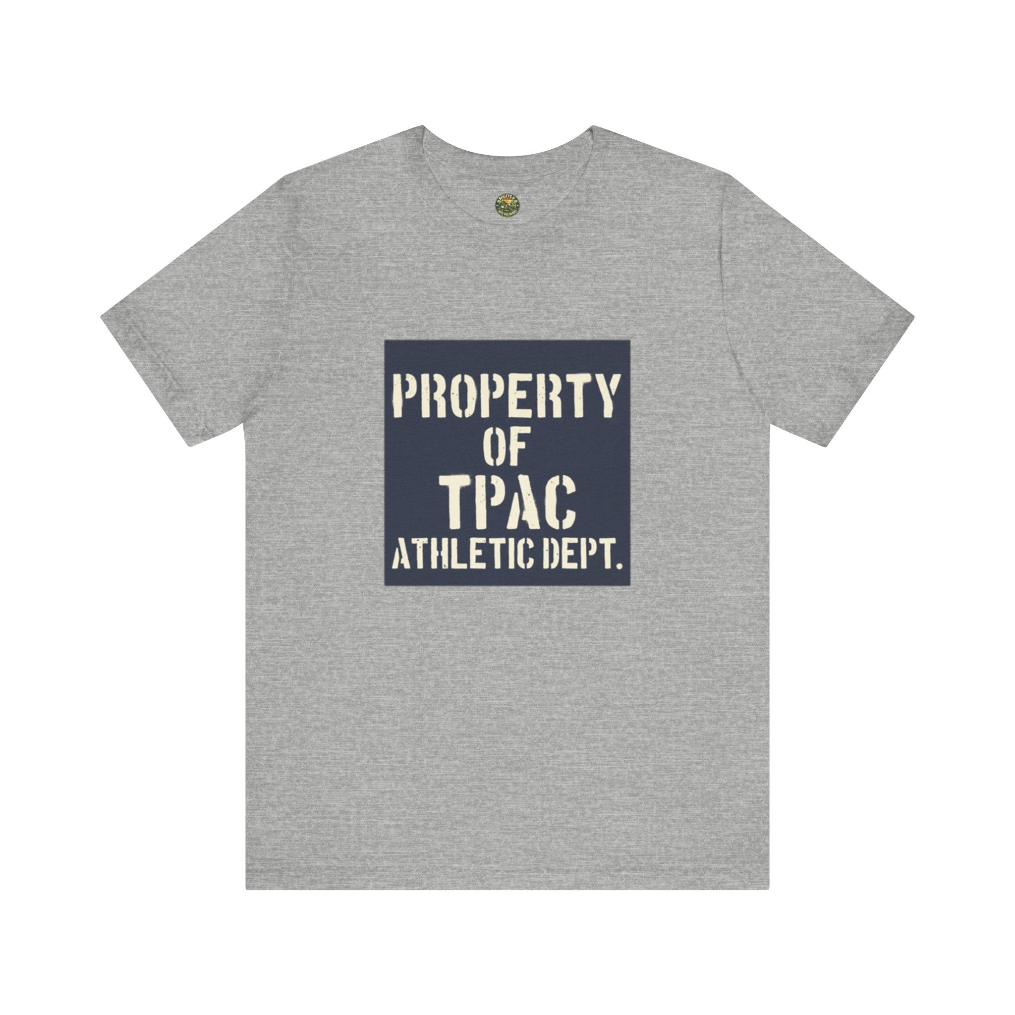 Property of TPAC Tee - Vintage Equipment Room Stencil