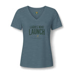 Ladies Who Launch V-Neck Tee — Back Nine Bettys
