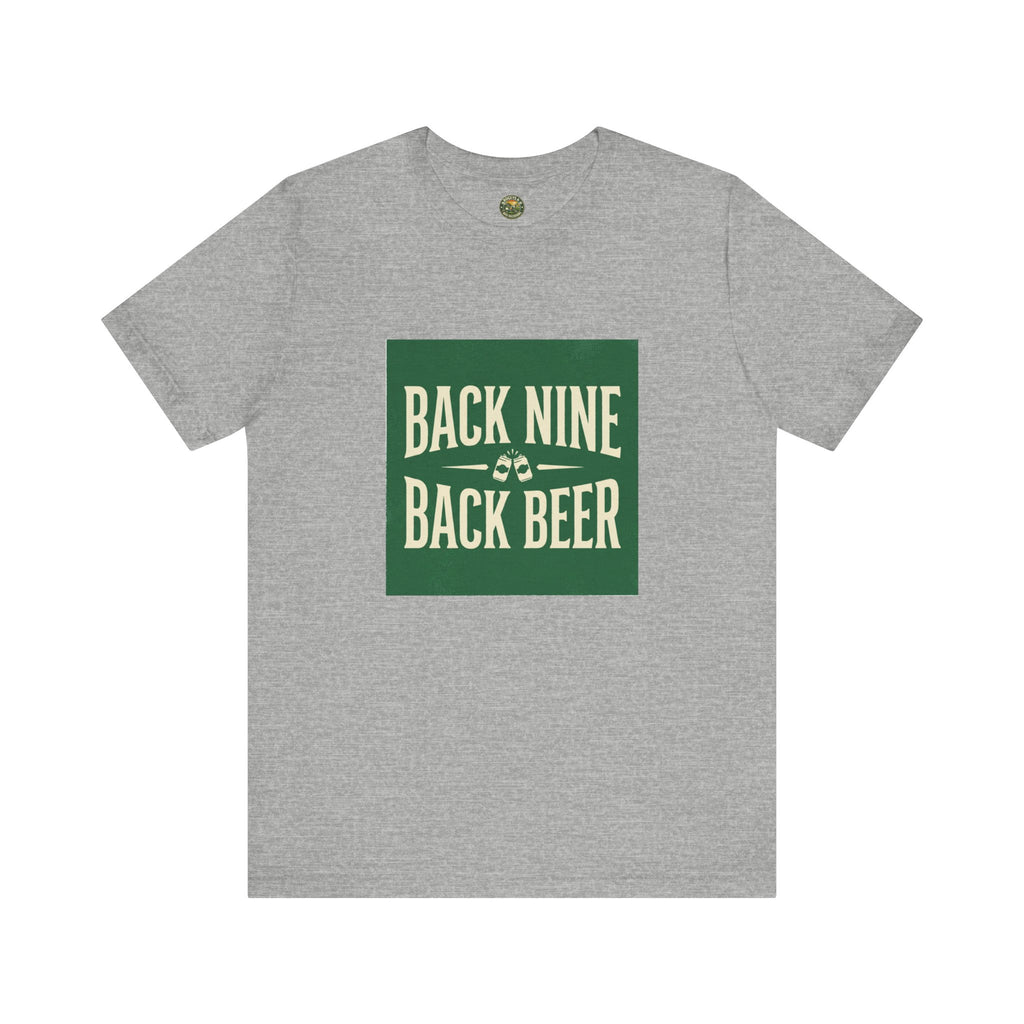 Back Nine, Back Beer - Vintage Golf Tee