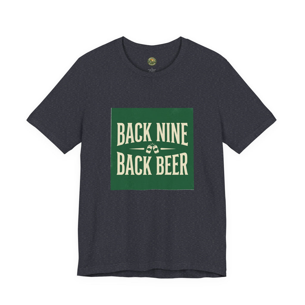 Back Nine, Back Beer - Vintage Golf Tee
