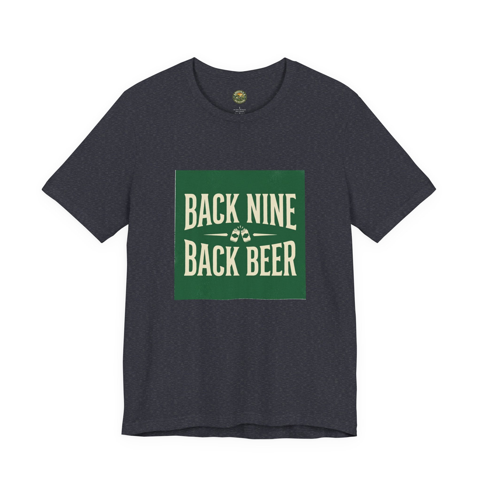 Back Nine, Back Beer - Vintage Golf Tee