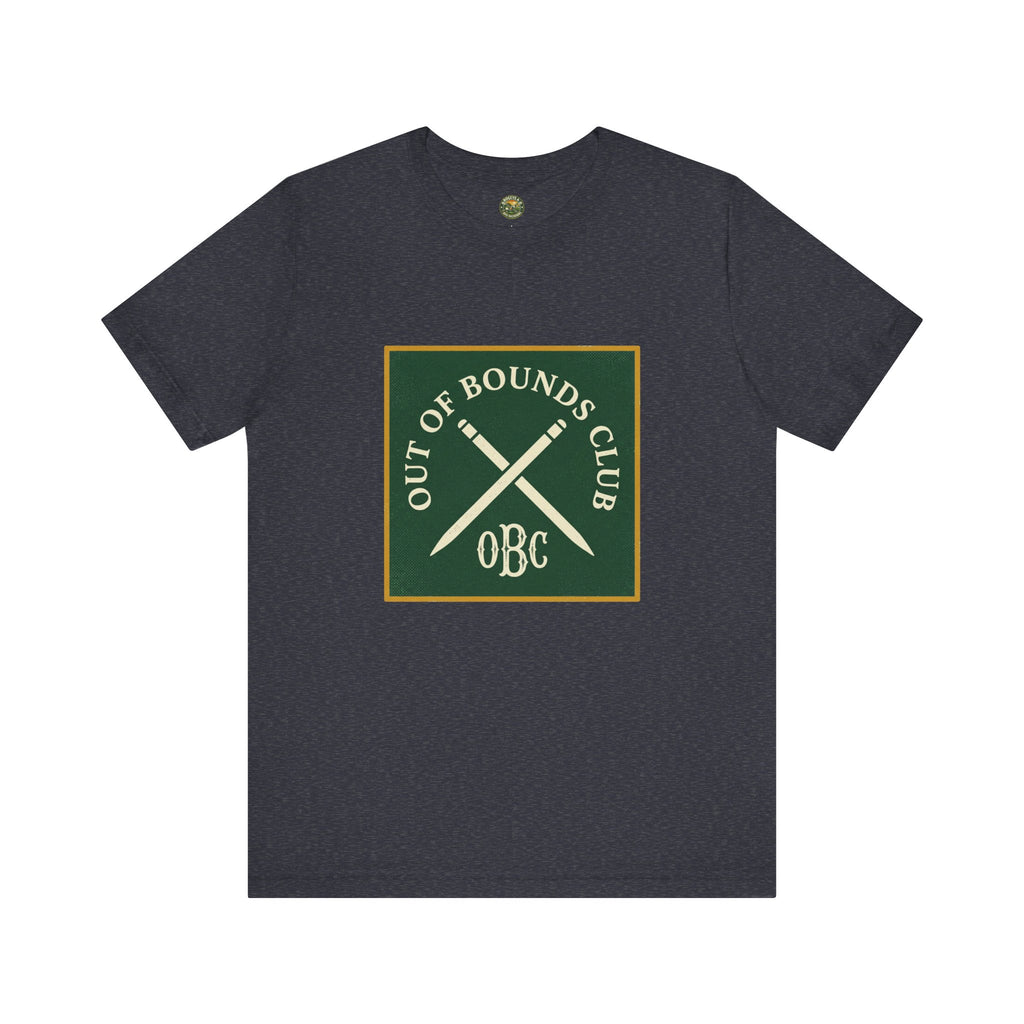 Out of Bounds Club Tee - Crossed Stakes Heraldic Mark