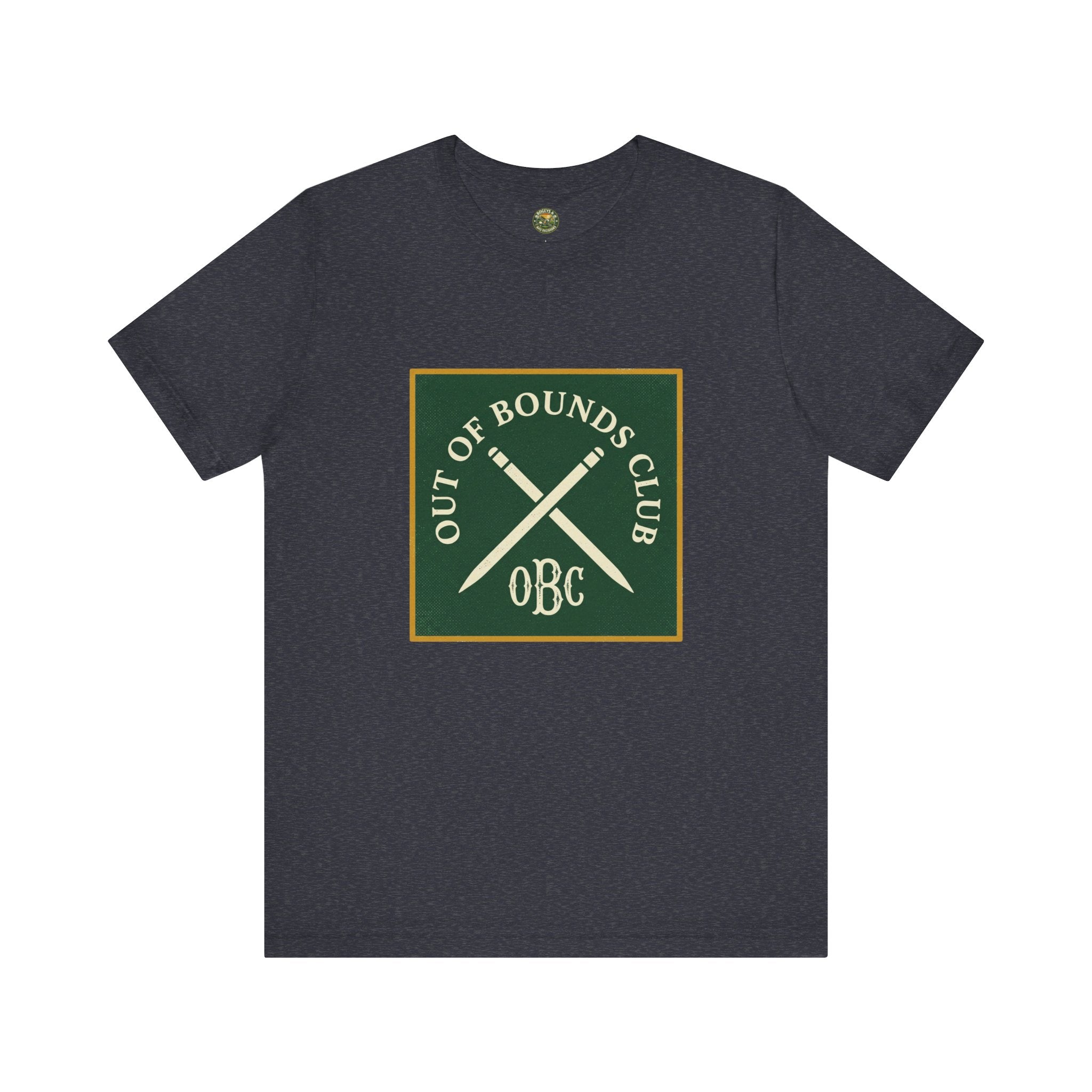 Out of Bounds Club Tee - Crossed Stakes Heraldic Mark