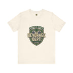 D&D Beverage Department Tee — Crossed Beer Cans Crest