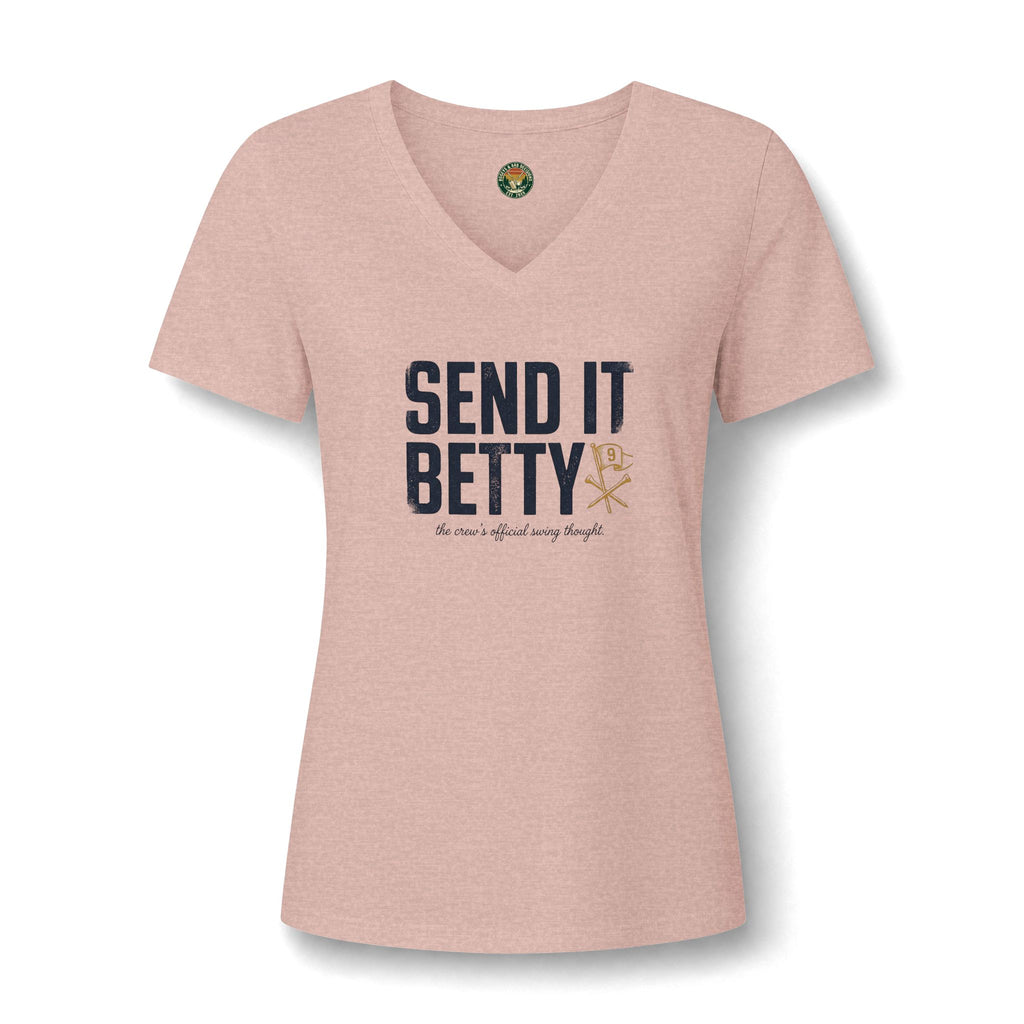 Send It, Betty V-Neck Tee — Back Nine Bettys