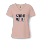 Send It, Betty V-Neck Tee — Back Nine Bettys