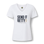 Send It, Betty V-Neck Tee — Back Nine Bettys