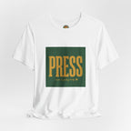 Press Tee — One-Word Golf Gambling Typography