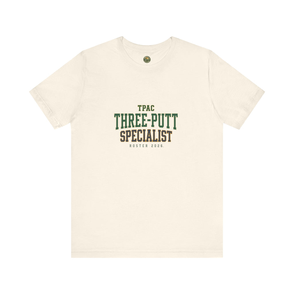 Three-Putt Specialist Tee - TPAC Jersey Nameplate