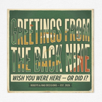 Greetings From The Back Nine — Vintage Postcard Tee