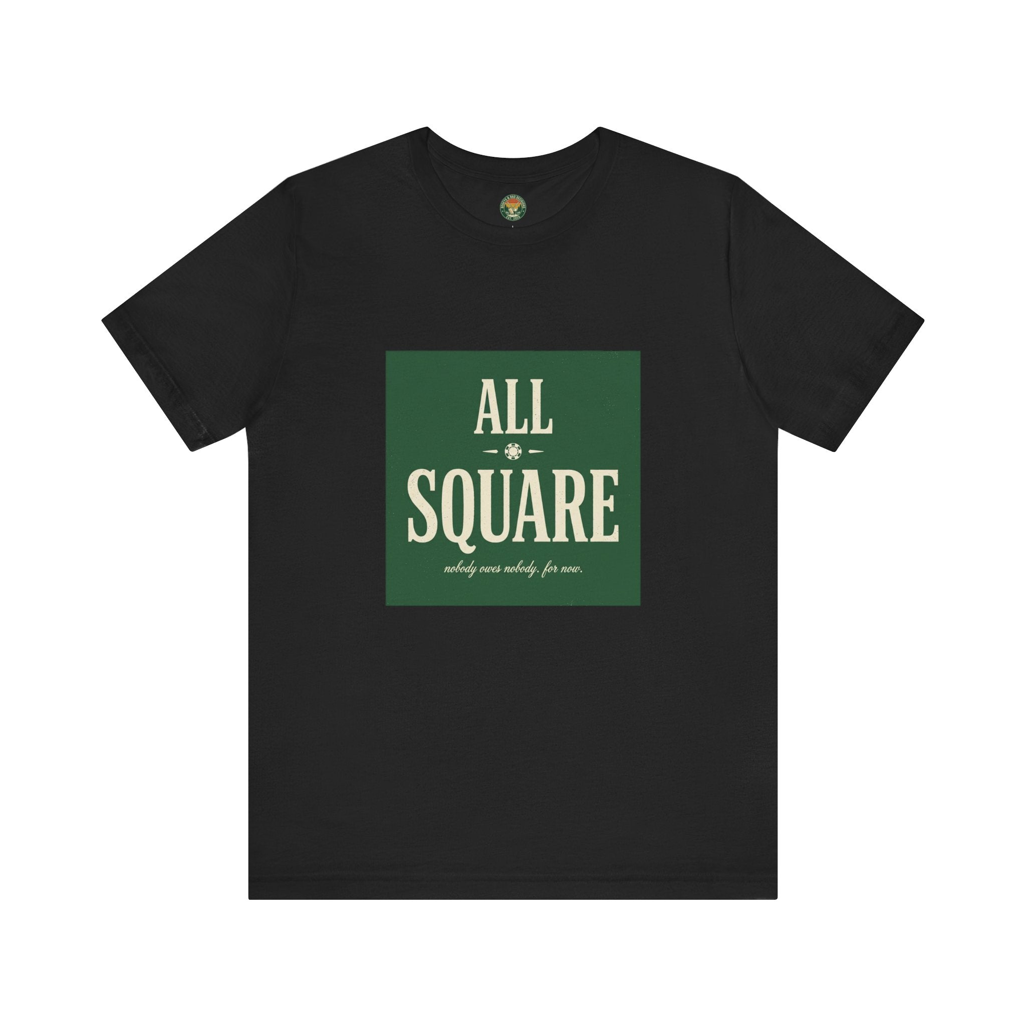 All Square Tee — Golf Match Play Typography