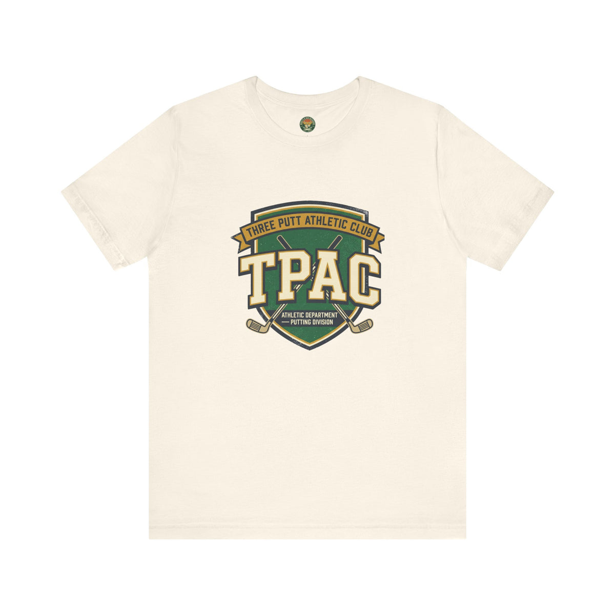 TPAC Athletic Dept Tee — Putting Division Crest