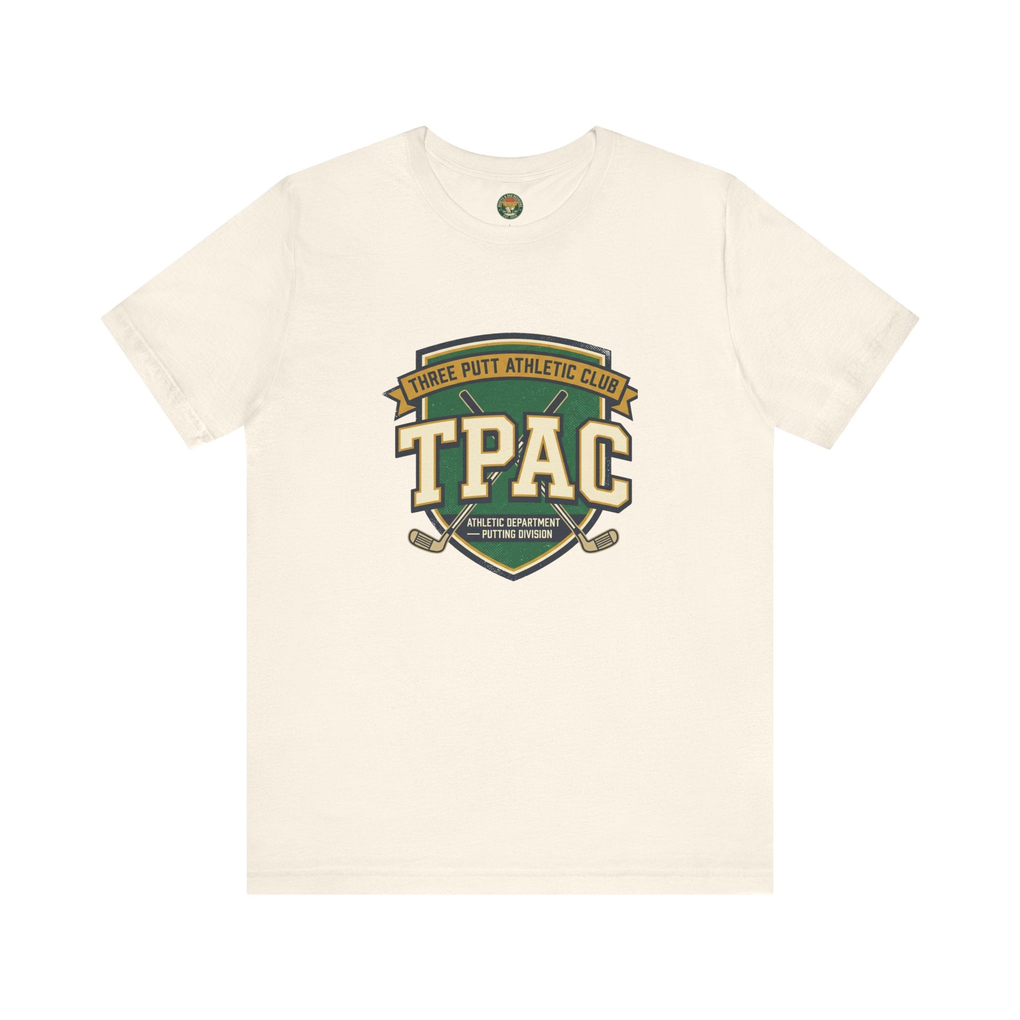 TPAC Athletic Dept Tee — Putting Division Crest