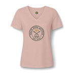 Back Nine Bettys V-Neck Tee — Charter Member Badge