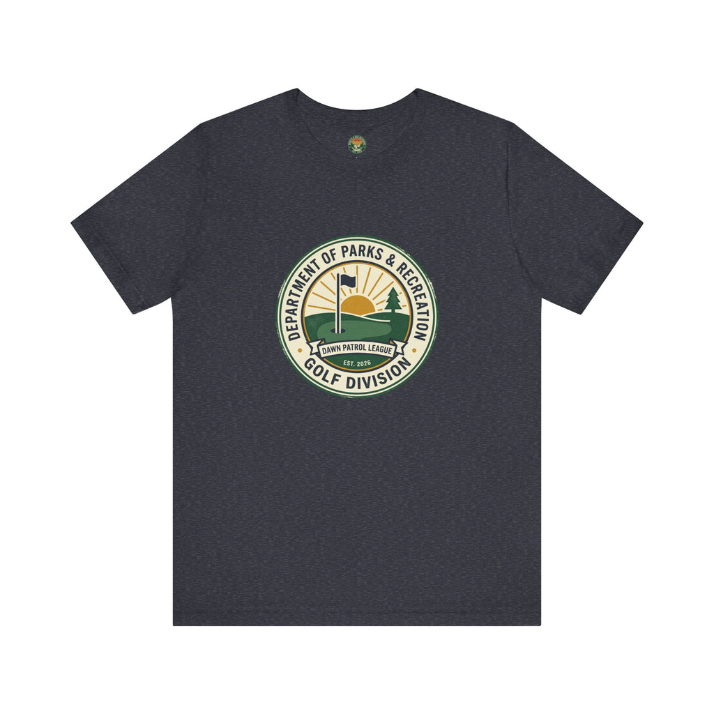 Parks & Rec Golf Division Tee — Vintage Municipal Seal