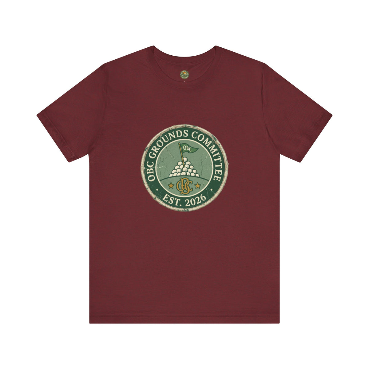 OBC Grounds Committee Tee - Vintage Country Club Badge
