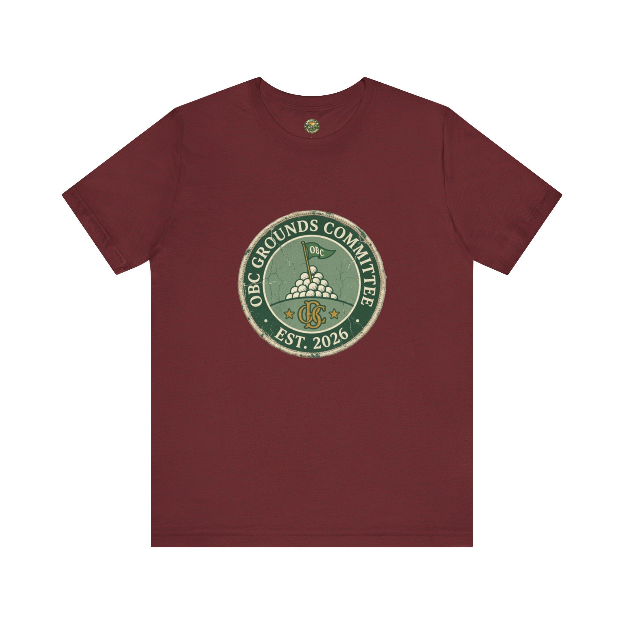 OBC Grounds Committee Tee - Vintage Country Club Badge