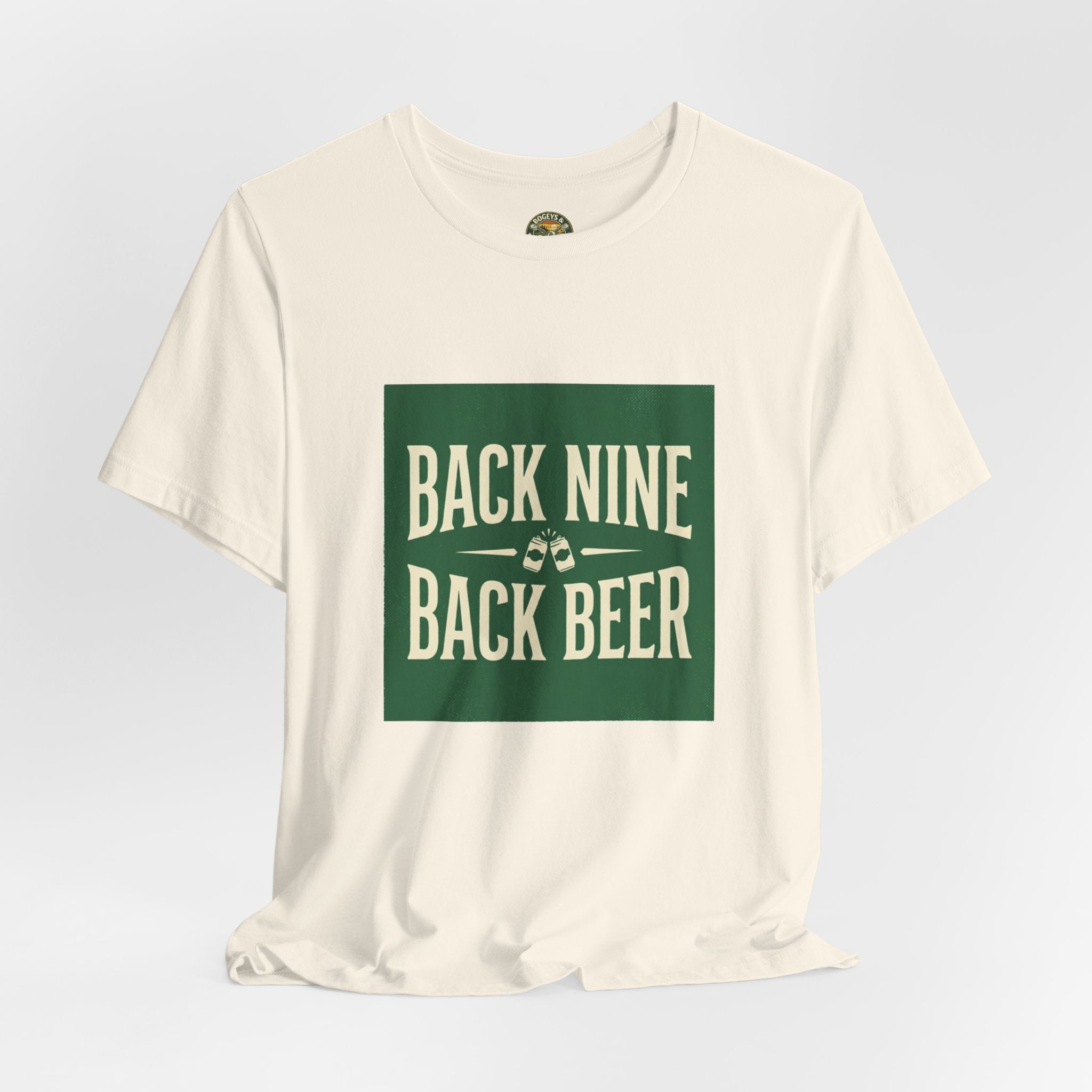 Back Nine, Back Beer - Vintage Golf Tee