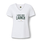Ladies Who Launch V-Neck Tee — Back Nine Bettys