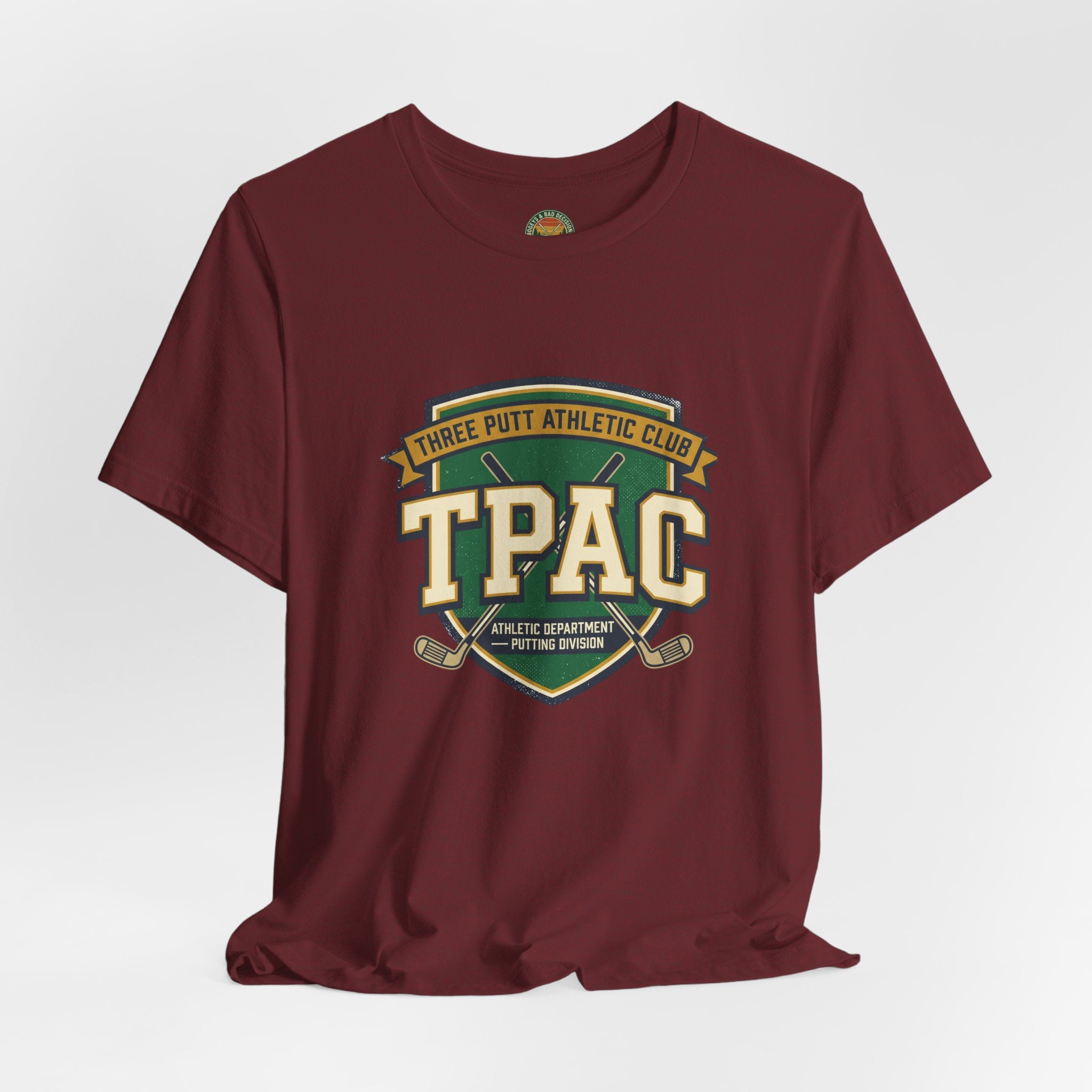 TPAC Athletic Dept Tee — Putting Division Crest