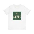 All Square Tee — Golf Match Play Typography