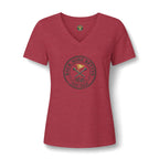 Back Nine Bettys V-Neck Tee — Charter Member Badge