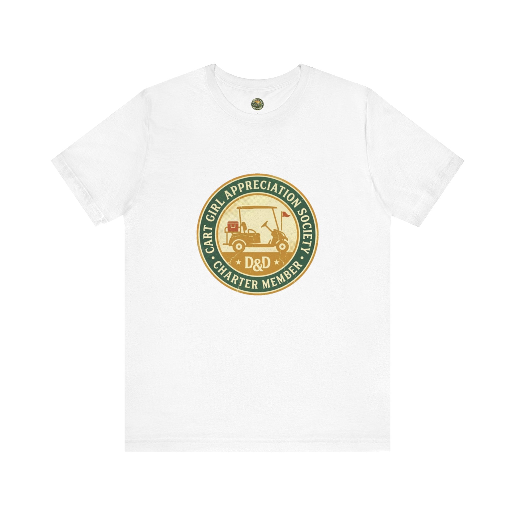 Cart Girl Appreciation Society Tee — Vintage Tribute Badge