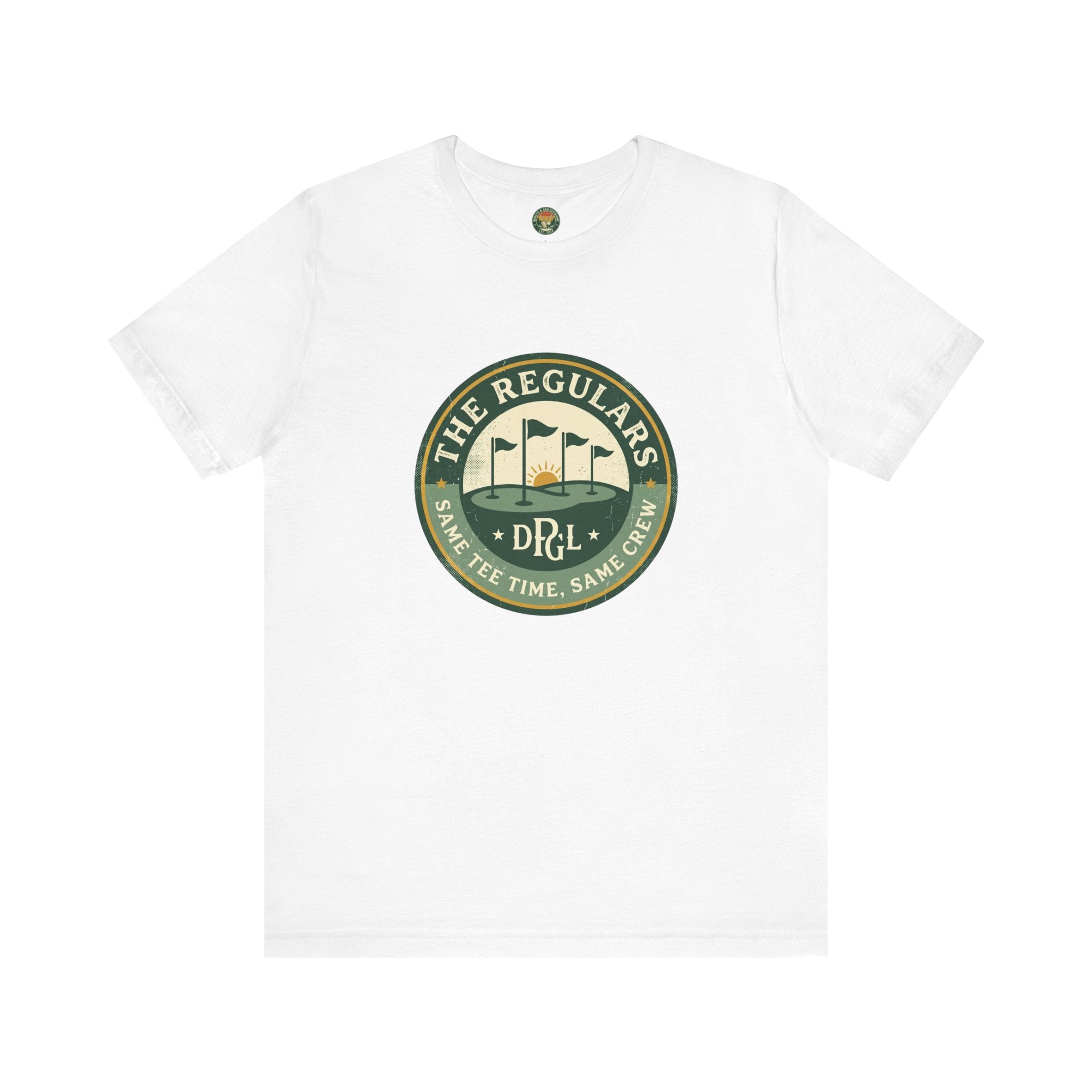 The Regulars Tee — Same Foursome Member Badge
