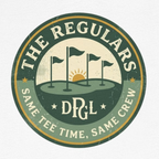 The Regulars Tee — Same Foursome Member Badge