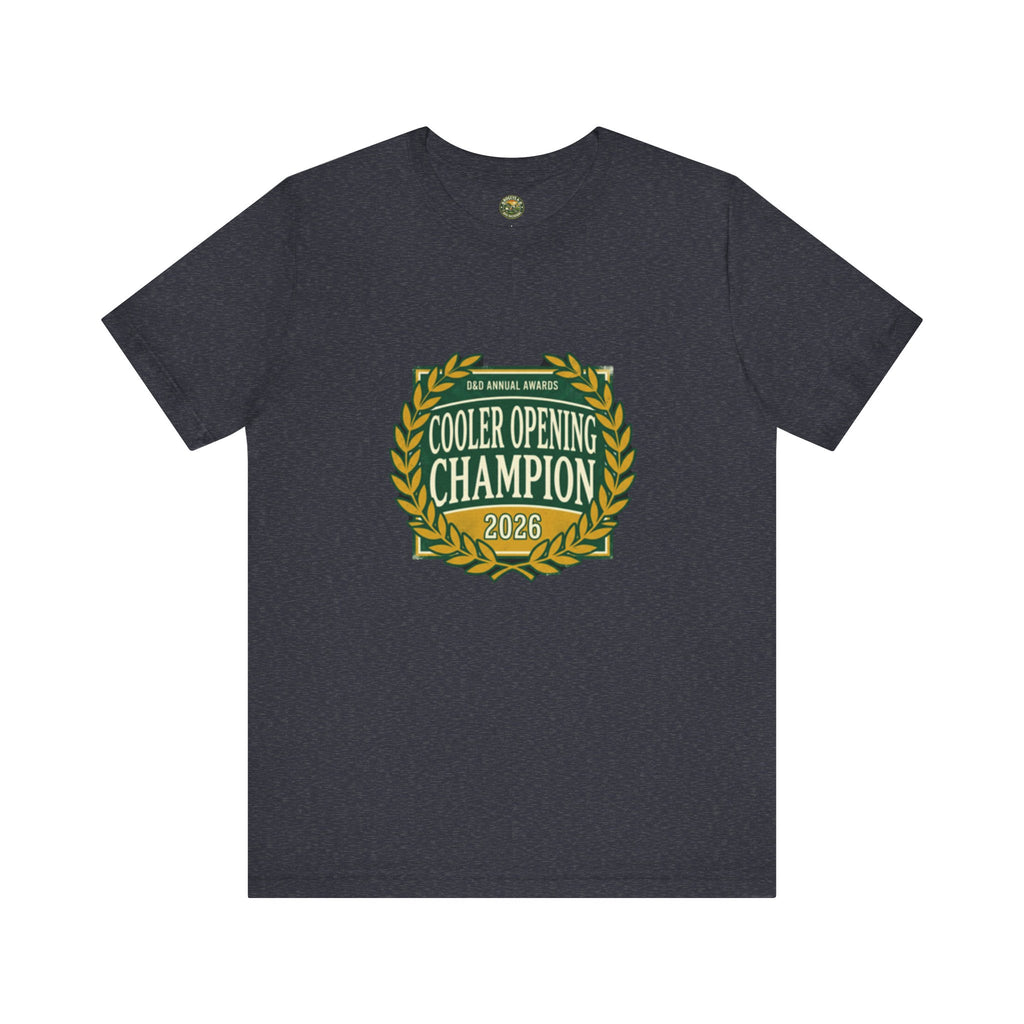 Cooler Opening Champion Tee - Vintage Fake Award