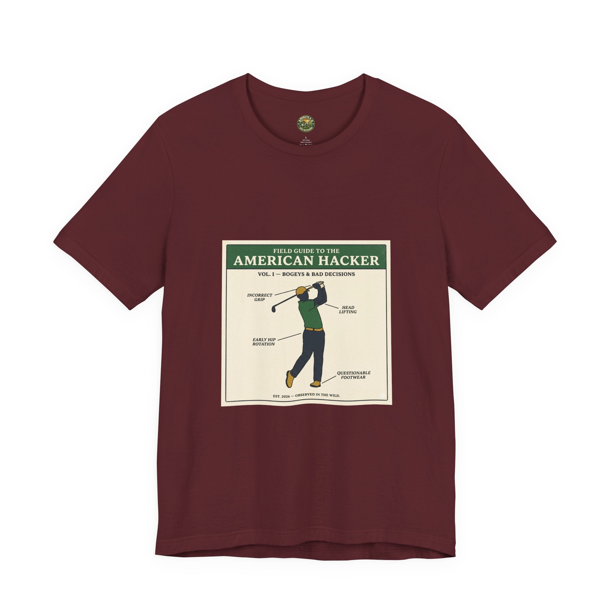 Field Guide To The American Hacker — Vintage Naturalist Tee