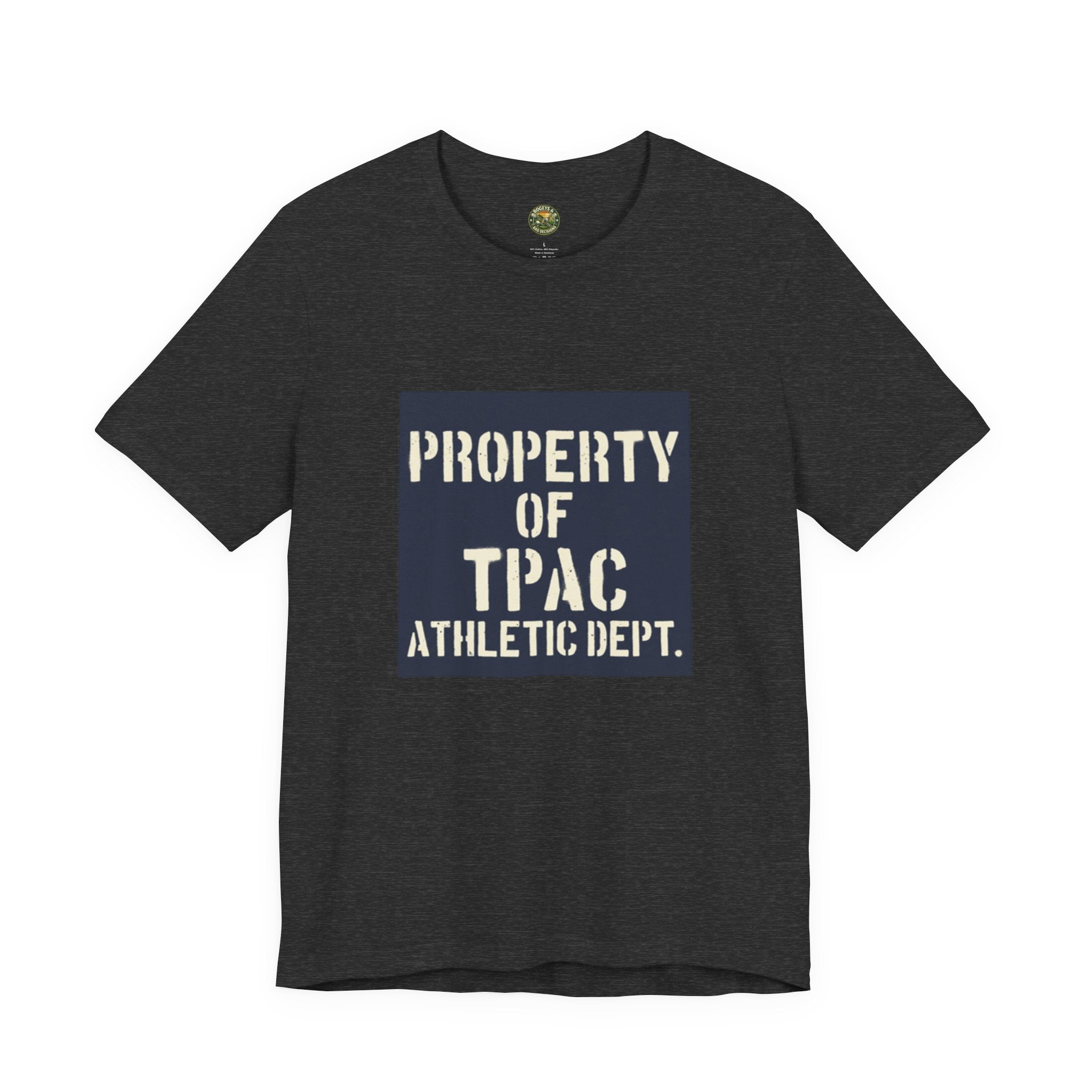 Property of TPAC Tee - Vintage Equipment Room Stencil