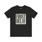 Frost Delay Tee — Early-Morning Golf Typography