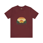 Bogeys & Bad Decisions Tee — Sunset Stripe Solo