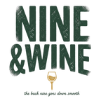 Nine & Wine V-Neck Tee — Back Nine Bettys
