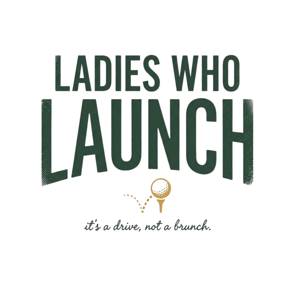 Ladies Who Launch V-Neck Tee — Back Nine Bettys