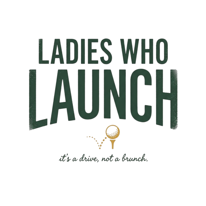 Ladies Who Launch V-Neck Tee — Back Nine Bettys