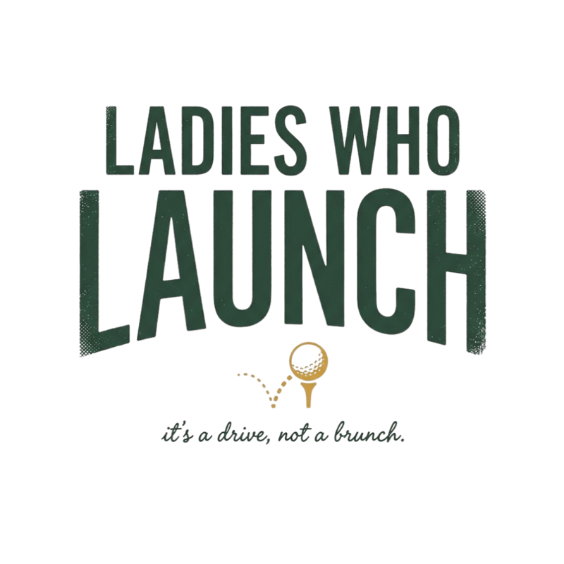 Ladies Who Launch V-Neck Tee — Back Nine Bettys
