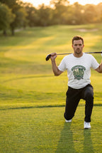B&BD Athletic Dept Tee — Crossed Clubs Crest