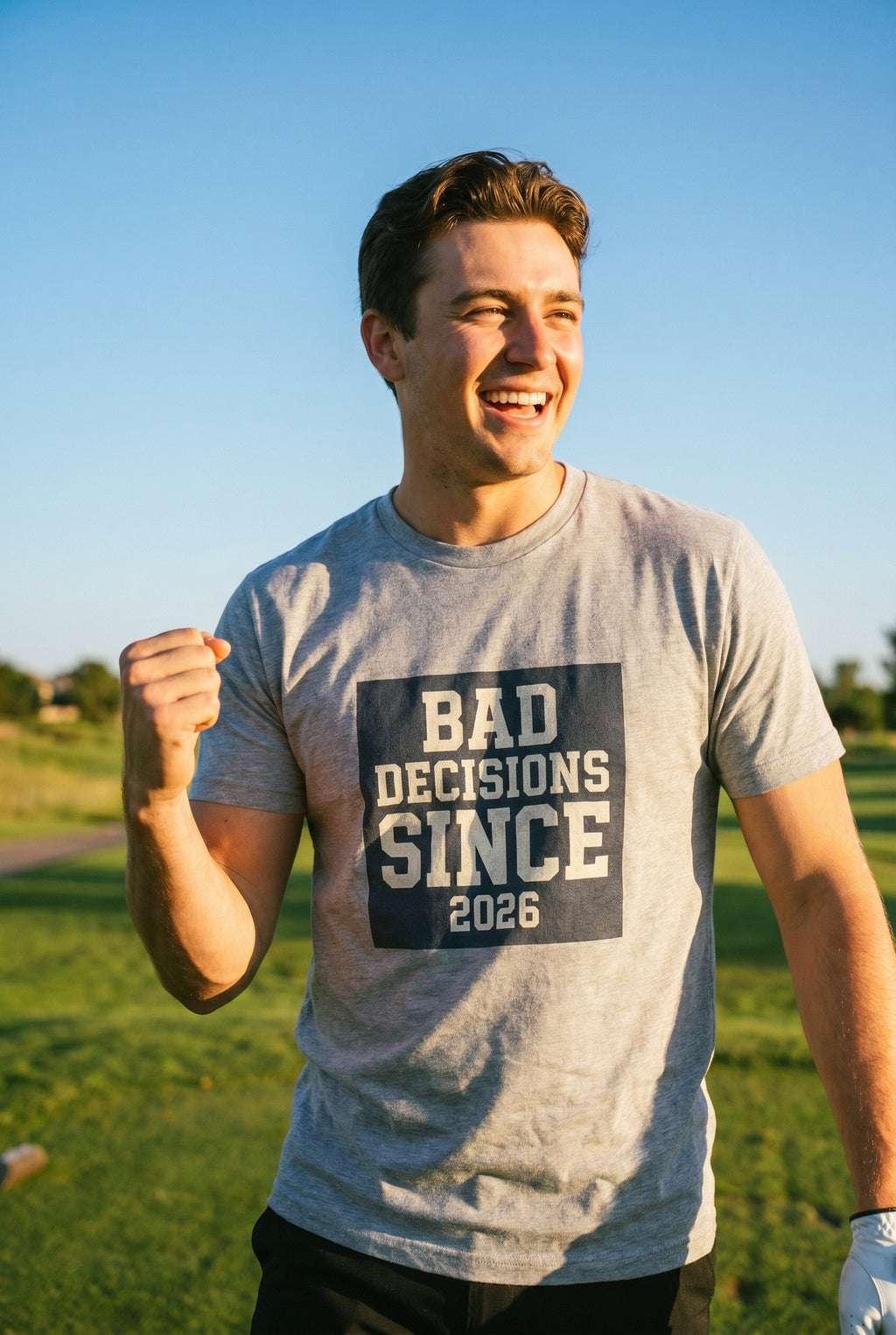 Bad Decisions Since 2026 — Varsity Block Tee