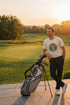 Bogeys & Bad Decisions Logo Tee - Vintage Sunset Badge