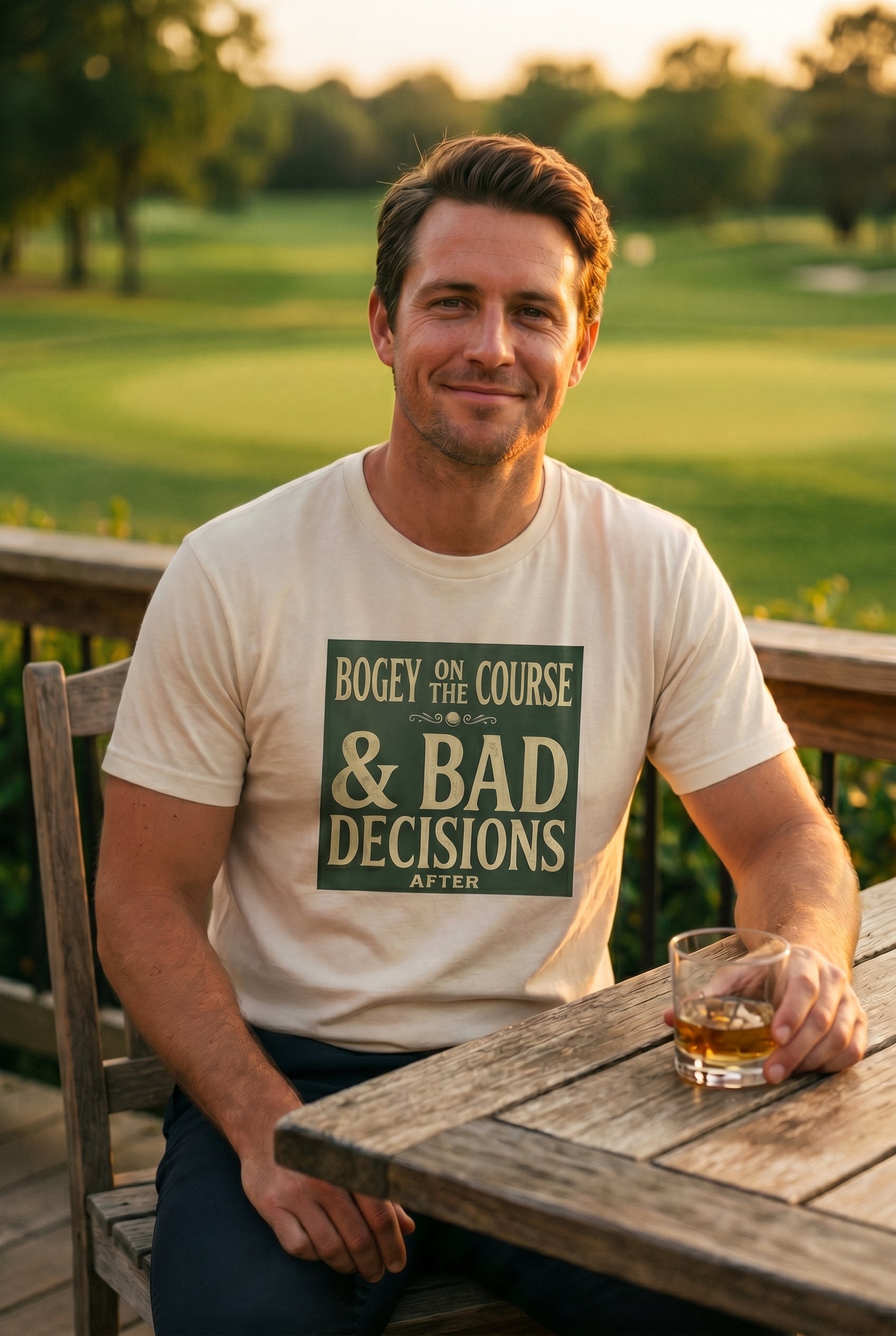 Bogeys On The Course, Bad Decisions After - Golf Tee