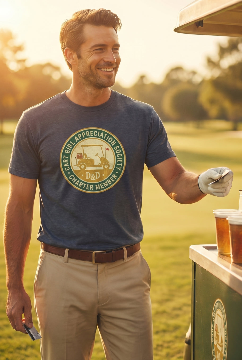 Cart Girl Appreciation Society Tee — Vintage Tribute Badge